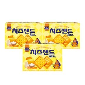 크라운 치즈샌드 Rich 180g 3개