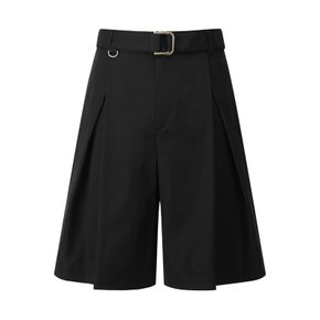 남성 볼륨핏 하프팬츠 BLACK
