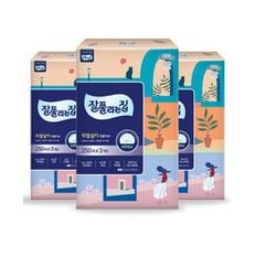잘풀리는집 [미래생활] 사각티슈 미용티슈 (250매x3입)[34593672]