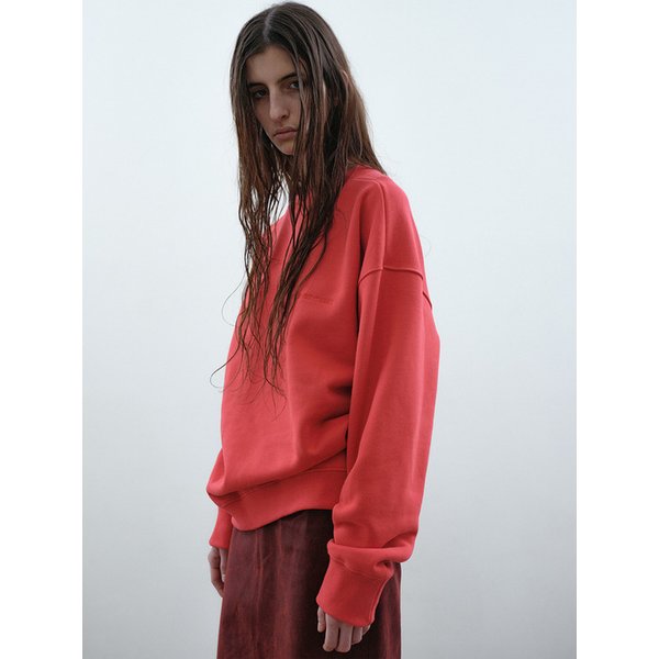 LOGO SWEATSHIRT IN RED