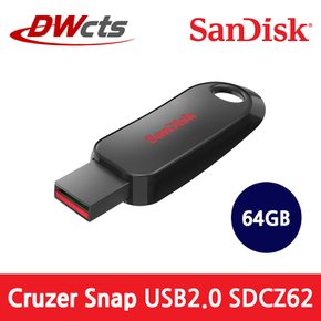 [대원CTS]SanDisk Cruzer Snap 64GB / USB 메모리 CZ62