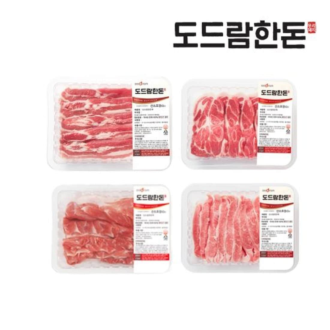 무료배송][도드람한돈] 삼겹500G+목심500G+항정살300G+등심꽃살500G 구이세트, 이마트몰, 당신과 가장 가까운 이마트