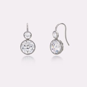 DIA-Dia Milgrain Hook Earring GJRB110EWW000