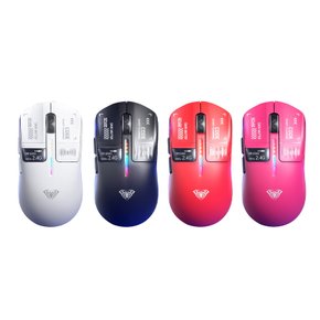 독거미 AULA SC650 무선 블루투스 게임 마우스 스마트 스크린 500mAh PAW3311 경량