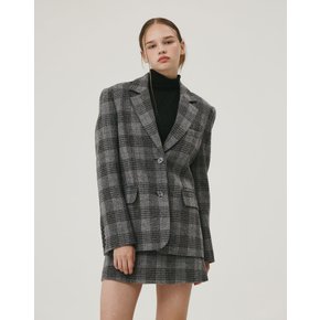 CLASSIC WOOL JACKET GRAY CHECK