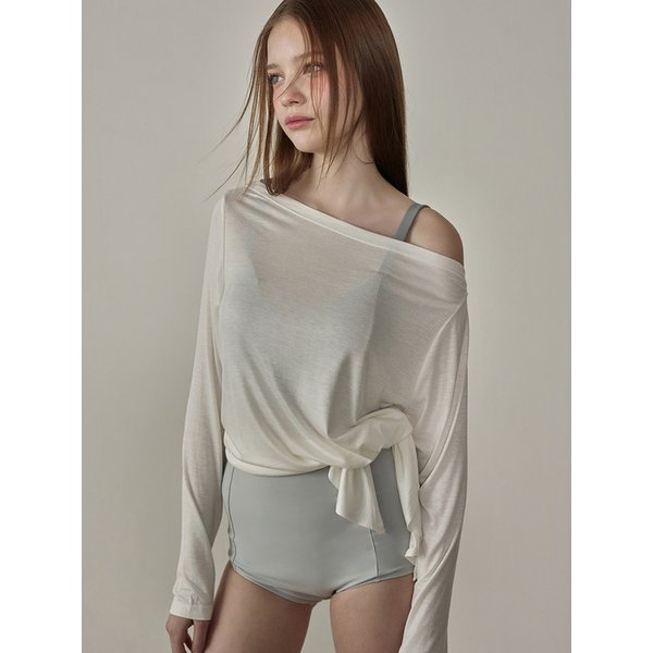 엘리 슬릿 멀티웨이 커버업 - White