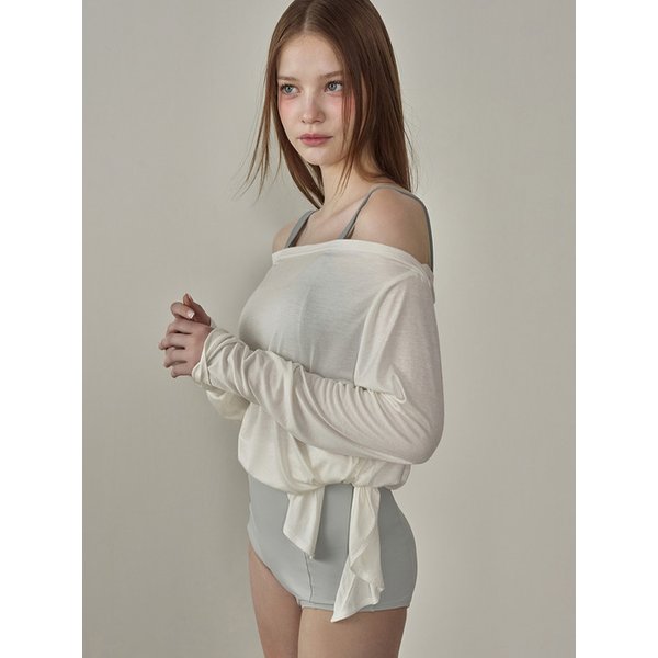 엘리 슬릿 멀티웨이 커버업 - White