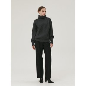 TURTLENECK SWEATER CHARCOAL