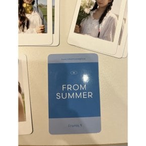 프로미스나인 fromis_9 사진전 2024 fromis_9 PHOTOBOOK FROM SUMMER 공식 포토카드 1 - 한장 선택