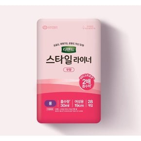 디펜드 스타일 라이너 무향 롱 28개입