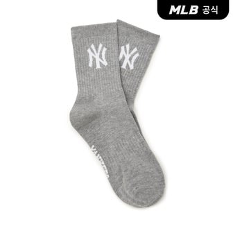 MLB [코리아공식] 베이직 양말 NY (Melange Grey)