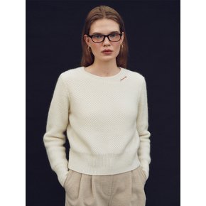 Elsie both-sides knit (Ivory)