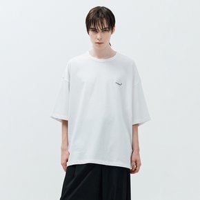 셈블런스 오버드롭 티셔츠 화이트 ZH5TS876WH