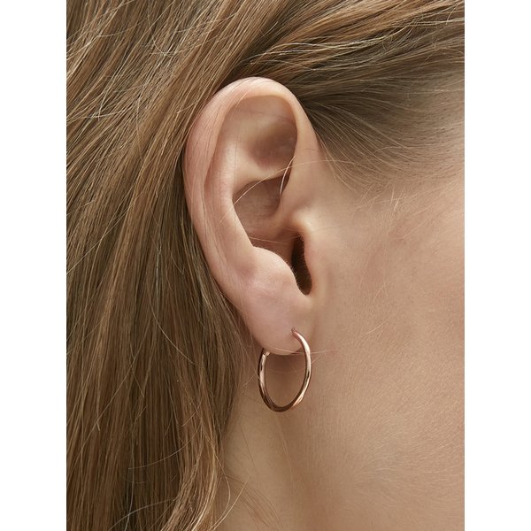 후프 링 귀걸이_20mm (14k / 18k  gold)