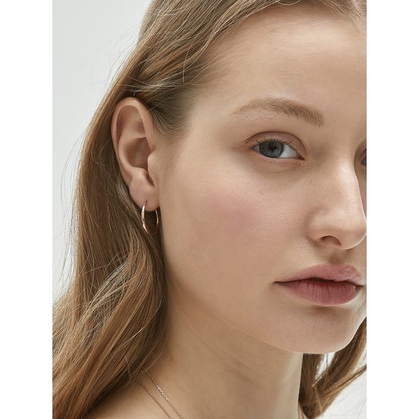 후프 링 귀걸이_20mm (14k / 18k  gold)