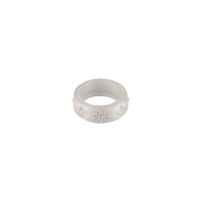 poppy ring-white