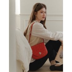 백투베이직스 미뇽 새들백 Mignon Saddle Bag_Red