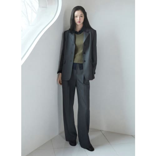 모던 투턱 와이드 팬츠 AWWSLQ11730