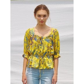 [Banana Leaves Blouse] Mustard