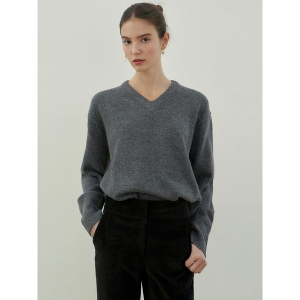[ESSENTIAL] CLASSICAL SOFT V SWEATER_10 COLOR