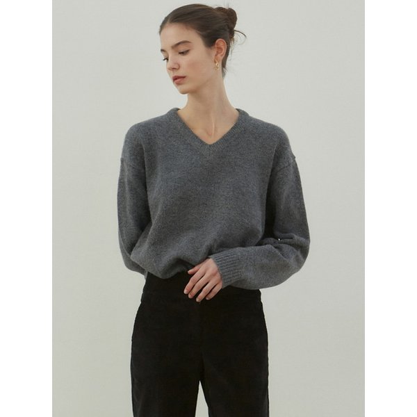 [ESSENTIAL] CLASSICAL SOFT V SWEATER_10 COLOR