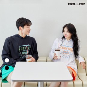 빅 웨이브 오버핏 후드 래쉬가드