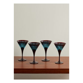 로브제 프리즘 마티니 글라스 4p 세트 46376663162975098