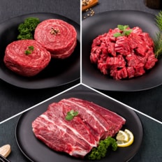 대구축협 팔공참한우 [냉장/1+1]대구축협 팔공참한우 1++등급 불고기/국거리/사태 (300g+300g, 총600g)골라담기