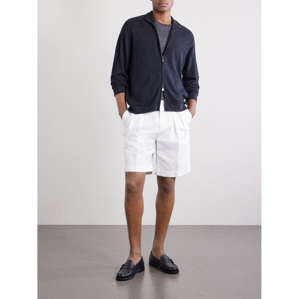 피아첸차 1733 캐시미어 리넨 블렌드 집업 스웨터 46376663163073485