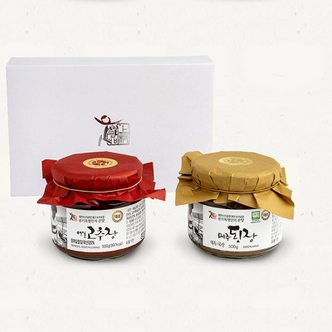 식품명인 권기옥 상촌전통장 국(菊) 선물세트 (지함+슬리브+쇼핑백)