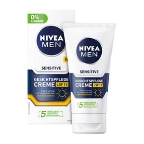 [해외직구] 독일직구 Nivea 니베아 맨 센서티브 페이스 케어 크림 SPF15 75ml