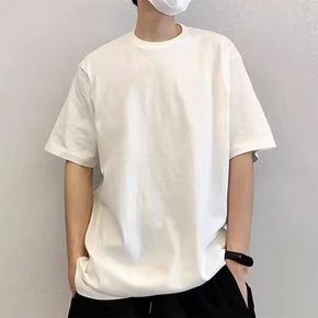 티셔츠 남녀공용 오버핏 반팔티 상의 심플 셔츠 여름