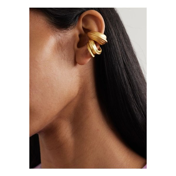 컴플리티드워크 골드 플레이트 이어 커프 3세트 46376663162867474