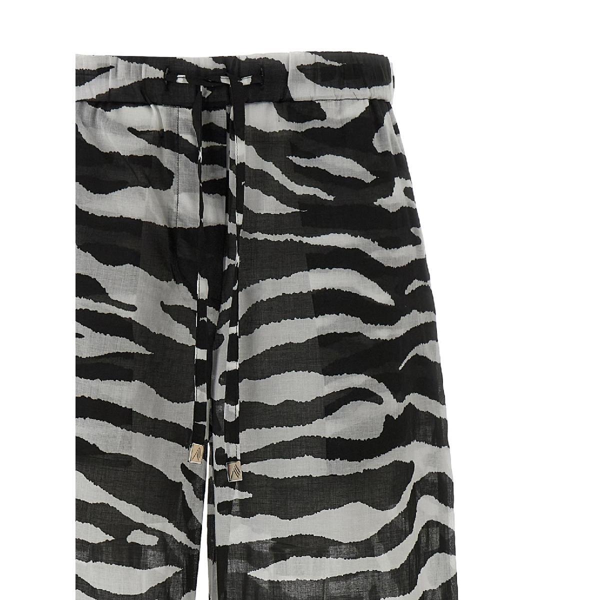 パンツ THE ATTICO SS25 Zebra pants (250WCP00263 020) THE ATTICO Zebra pants 250WCP00263020 - 이마트몰