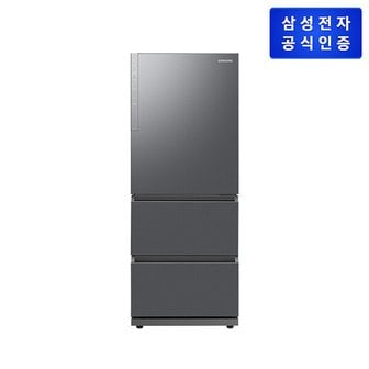삼성 김치플러스 김치냉장고 3도어 328L  RQ33DG71J3S9 (리파인드 이녹스)