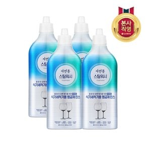 자연퐁 스팀워시 식기세척기 전용 린스 500ML x 4개