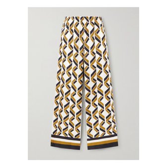 ERES 에레스 튜브 프린트 실크 트윌 와이드 팬츠 멀티컬러 46376663162933280
