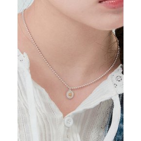 D.silver925 데이지 목걸이