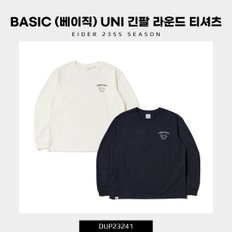 [23SS] BASIC (베이직) UNI 긴팔 라운드 티셔츠 (베이직 공용 긴팔 티셔츠) / DUP23241