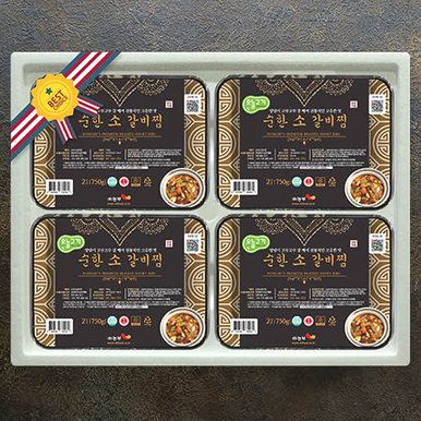 곱플러스 양념 소갈비찜 선물세트 3kg(냉동)