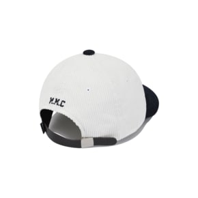 SP M.M.C LOGO CORDUROY BALL CAP-IVORY