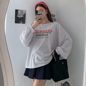 여성 데일리 박시 캐릭터 티셔츠 NA019_P354577901