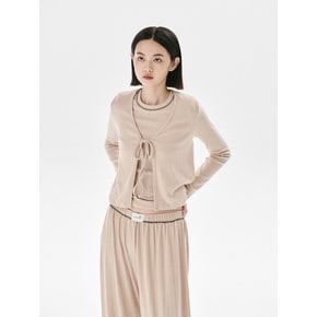 Needs warm cardigan_BEIGE