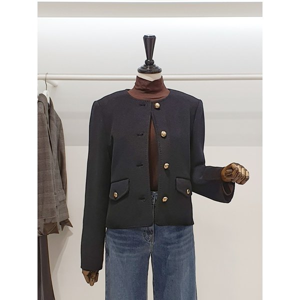 [파주점] 쥬크 주크 노카라 스티치 디테일 숏코트 V254MSG984