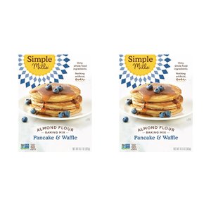  [미국직구]심플밀스 아몬드 가루 팬케이크 와플 베이킹 303g 2팩 Simple Mills Almond Flour Pancake Waffle 10.7oz