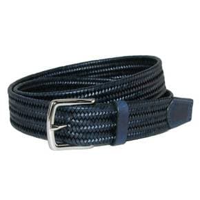 3946940 CrookhornDavis Daytona Braided Leather Stretch Belt