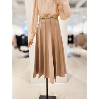 아이잗컬렉션 [파주점] [더아이잗컬렉션]핀턱 인밴딩 플레어 스커트 CS2B0SK211