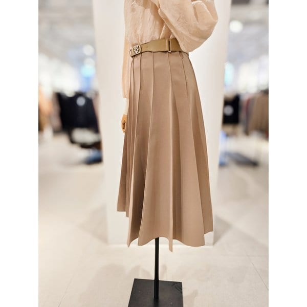 [파주점] [더아이잗컬렉션]핀턱 인밴딩 플레어 스커트 CS2B0SK211