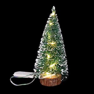 오너클랜 LED 전구 크리스마스 미니 트리 나무 15X40cm 오브제