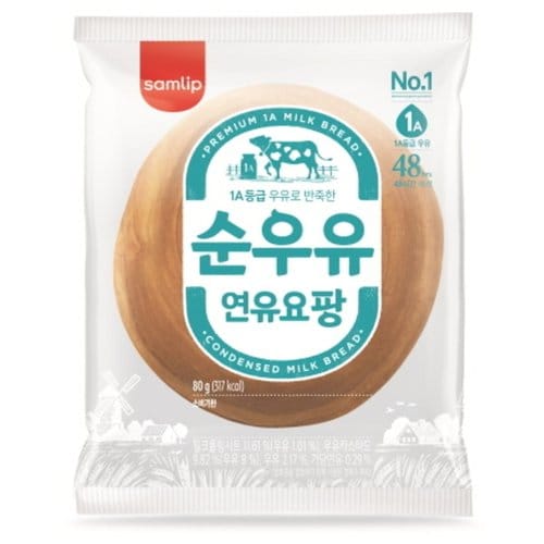 삼립 순우유연유요팡 80g